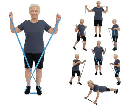 Therapist’s Choice® Professional Non-Latex Resistance Bands for Upper and Lower Body Exercise Workouts, Physical Therapy, Lower Pilates, and Rehab, 25 Yard (75 Feet) Roll Bulk Roll - size: 3 Pack