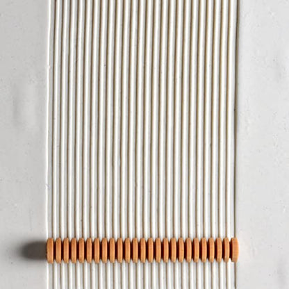 MKM Pottery Tools Wood Twig Rollers for Clay (TW-42 Vertical Lines) - color: TW-42 Vertical Lines
