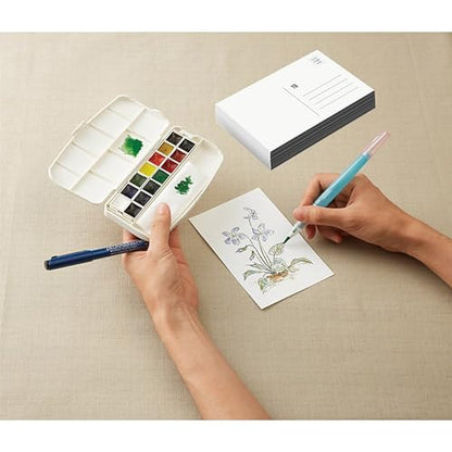 Blank Postcards for Mailing, 100 Pcs Blank Watercolor Paper Postcards 4x6, Mailable Postcards Set, Make Your Own Printable Watercolor Journal Cards for DIY Mailing Christmas Thanksgiving Painting
