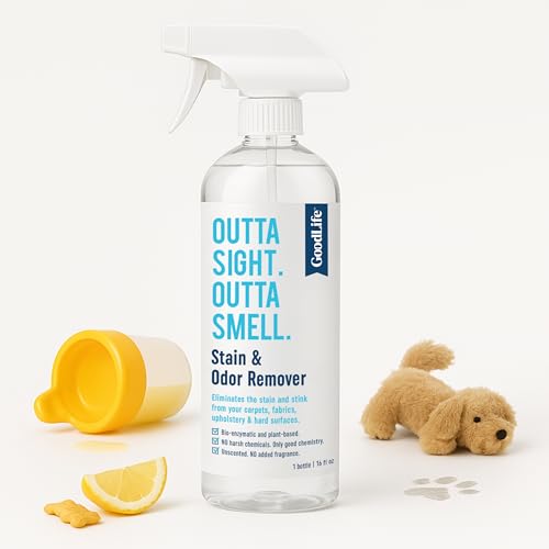 Natural Odor and Stain Remover Spray - Unscented Plant-Based Child and Pet Safe Cleaner Earth-Friendly Odor Eliminator Eco Cleaning Products for Home, Carpet, Upholstery 16 oz - size: 16 Fl Oz (Pack of 1)