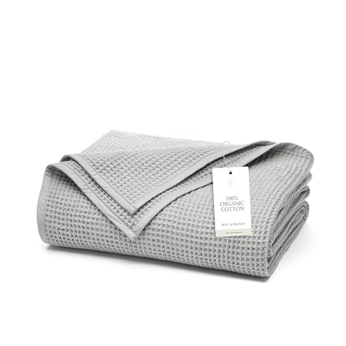 BOLL & BRANCH Waffle Bed Blanket, Full/Queen, Shore - color: Shore, size: Full/Queen