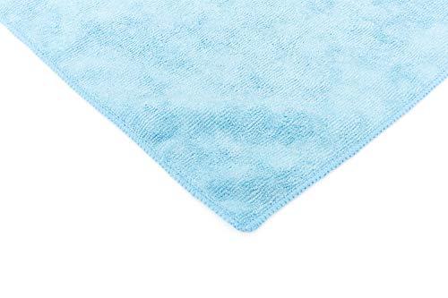 The Rag Company - Sport & Workout Towel - Gym, Exercise, Fitness, Spa, Ultra Soft, Super Absorbent, Fast Drying Premium Microfiber, 320gsm, 16in x 27in (3-Pack) (Light Blue) - color: Light Blue