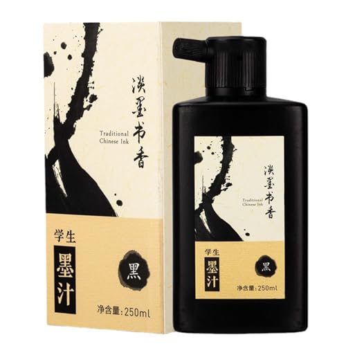 250 ML/8.8 OZ Calligraphy and Sumi Liquid Ink - Versatile Elegance for Chinese Traditional Art Works and Japanese Brush Art