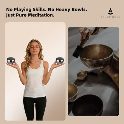 Electronic Tibetan Singing Bowl Meditation Sound Bowl Sound Bath Instrument