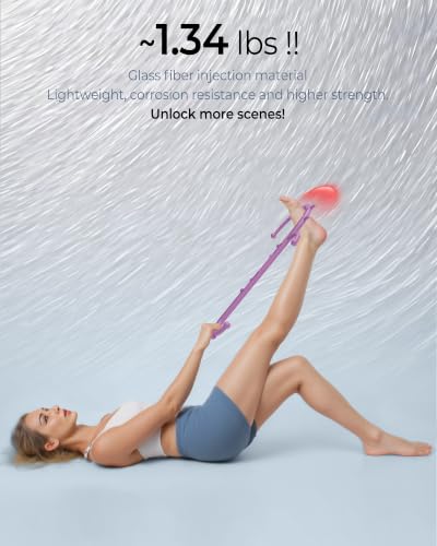 Back and Neck Massager for Pain Relief Deep Tissue, Upgraded Full Body Trigger Point Cane Massage Tools, Therapy Massage Stick Pressure Point Hook, Muscle Knot Remover Tool (Pink) - color: Pink