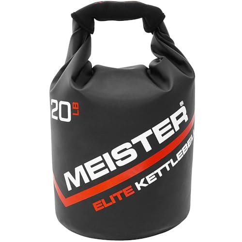 Meister Elite Portable Sand Kettlebell - Soft Sandbag Weight - size: 20lb / 9.0kg