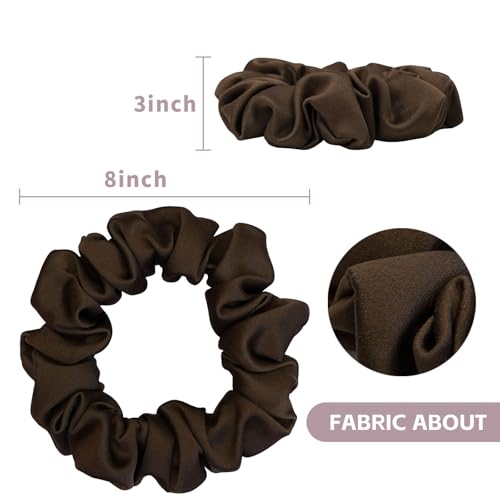 Yoga Mat Scrunchie – Stylish Yoga Mat Strap – Stretch-Fit for All Standard Mats – Lightweight, Travel-Friendly(Mat Excl.) - color: Brown