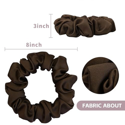 Yoga Mat Scrunchie – Stylish Yoga Mat Strap – Stretch-Fit for All Standard Mats – Lightweight, Travel-Friendly(Mat Excl.) - color: Brown