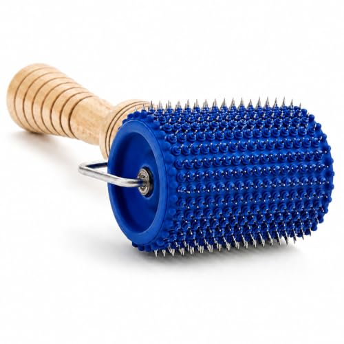 Lyapko Universal Acupressure Roller for Face & Body, Handheld Massage Roller for Neck, Scalp, Arms & Legs, Multi-Metal Massage Tool