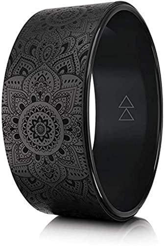 YOGA DESIGN LAB | THE YOGA WHEEL | Eco Printed, Extra Strength, Padded, Dharma Exercise Wheel | Designed in Bali | Enhance Your Postures and Stretch Deeper