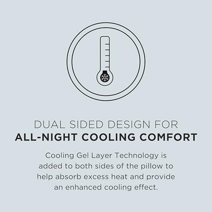 Tempur-Pedic TEMPUR-Cloud Dual Cooling Pillow, King (Pack of 1), White - color: King, size: 1