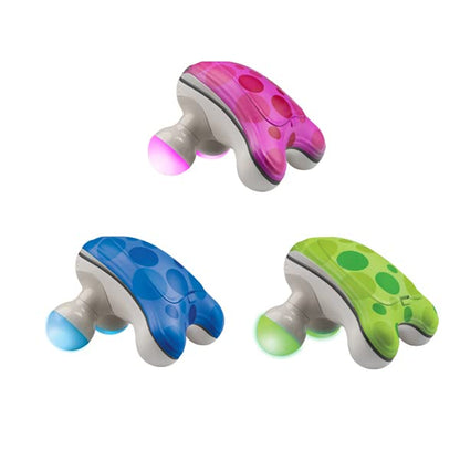 Homedics Ribbit Mini Handheld Massager Green, Blue or Pink (Color May Vary) - size: 1 Count (Pack of 1)