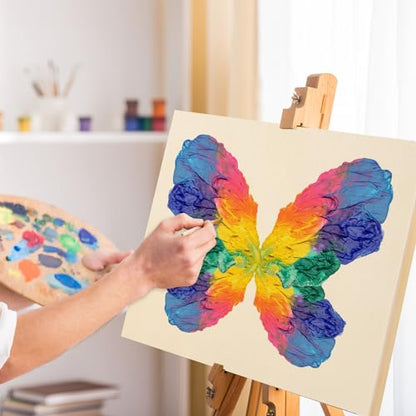 Aodaer 8 Pack Wood Panels 11 x 14 Inch Wooden Panels Canvas Unfinished Craft Wood Boards Panels for Art Crafts Acrylic and Oil Painting Pouring DIY Projects - size: 11 x 14 Inch