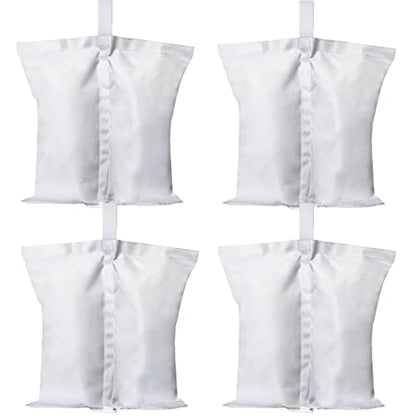 ABCCANOPY Canopy Weights 150 LBS Tent Sand Bags,4-Pack White(No Sand) - color: White, size: 150 LBS