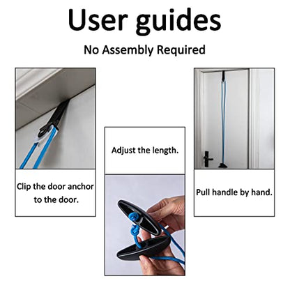 Shoulder Pulley Over The Door Physical Therapy System - color: 2PCS-Blue