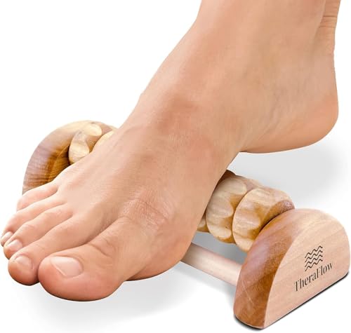 TheraFlow Compact Foot Roller for Plantar Fasciitis Relief | Relaxing Gifts for Mom and Dad - Portable, Small Tool for Deep Tissue Massage and Neuropathy | Travel Size Feet Massager for Relaxation - size: Small