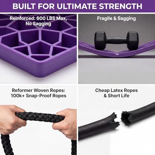 Foldable Pilates Reformer Board w/ 3-Month Course for Beginners