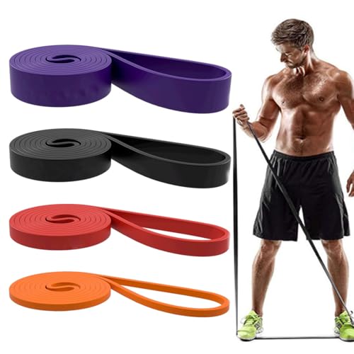 Resistance Bands, Pull Up Assist Bands - Workout Bands, Eexercise Bands, Long Resistance Bands Set for Working Out, Fitness, Training, Physical Therapy for Men Women - color: Maroon