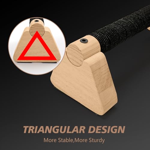 Parallettes Bars - Wooden Calisthenics Equipment for Handstand Training, Push Up Bars & Calisthenics Bar - Handstand Blocks and Pushup Handles for Men - size: 25cm