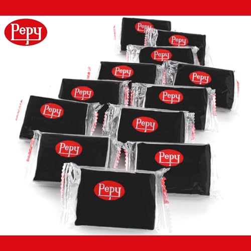 Pepy Plastilina Reusable and Non-Drying Modeling Clay; Set of 24 Bars, 1.4 Ounce Each, Perfect for Arts and Crafts Projects, Black - color: Black