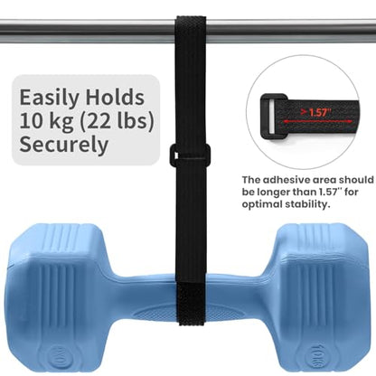 Trilancer 0.8"x32Ft Reusable Cable Ties, Hook & Loop Straps with 50 Buckles | Adjustable, Cut to Length, Ideal for Wire Management, Cord Organizer, and Cable Straps, Black - size: 0.8'' x 32Ft