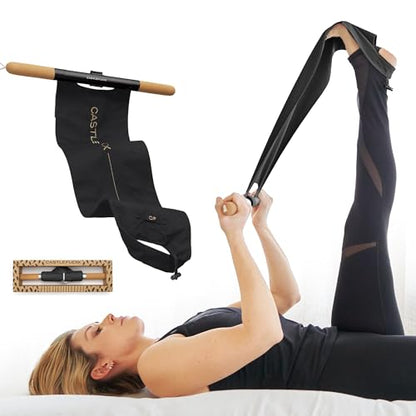 CastleFlexx Mobility and Full Body Strengthening Device - color: Black, size: X-Large 6'3 - 6'9