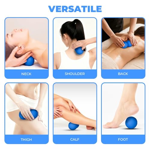 Cellulite Massage Roller Tool (Blue) - color: Blue