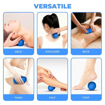 Cellulite Massage Roller Tool (Blue) - color: Blue