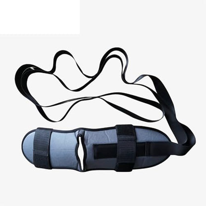 Yoga Straps For Stretching, Adjustable Ankle Foot Stretch Strap With Loops, Multi Loop Yoga Belt For Men Women - color: Gray