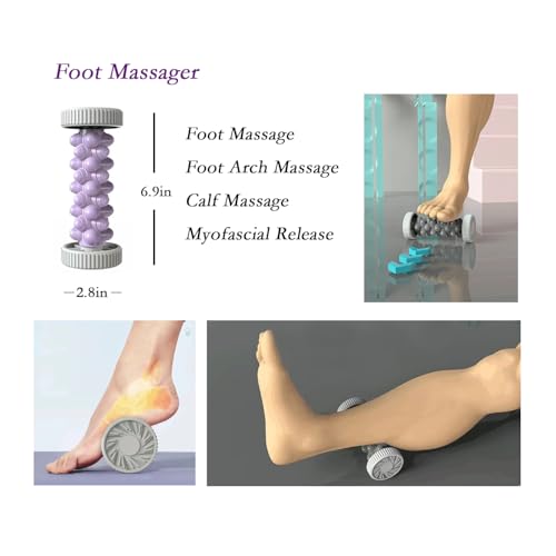 Acupressure Sandals,Acupressure Foot Massager with Anti-Slip Sole,Plantar Fasciitis Relief with Imitate Person Rotation Finger Pressure (Black, S-Women(5.5-7)/Men(4.5-6)) - color: Black, size: S-Women(5.5-7)/Men(4.5-6)