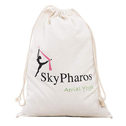 Aerial Silks Yoga Swing Set, Fitness Aerial Yoga Kit | Anti-Gravity Flight Aerial Yoga Hammock Kit; Low/Non Stretch Nylon Tricot Fabric; For Fitness & Dance; Hardware Included - color: Petrol