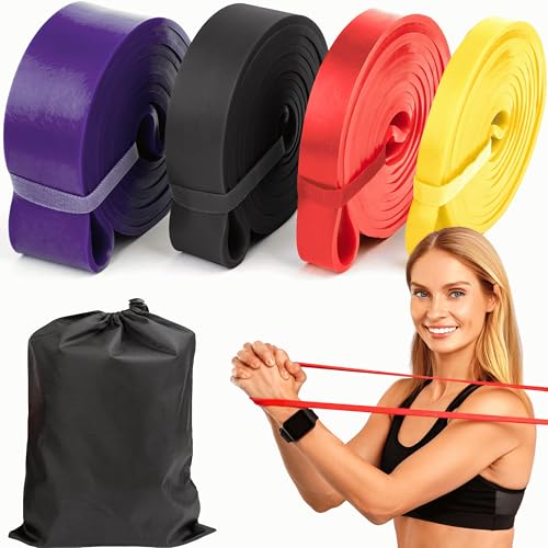 RMS Resistance Loop Exercise Bands for Physical Therapy, Set of 4