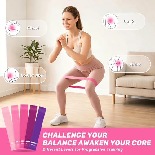 Pilates Kit for Women – Pilates Equipment for Home Workouts with 14" Pilates Ring & Mini Ball, Resistance Bands, Ankle Weights & Sliders for Full Body Toning, Strength & Flexibility