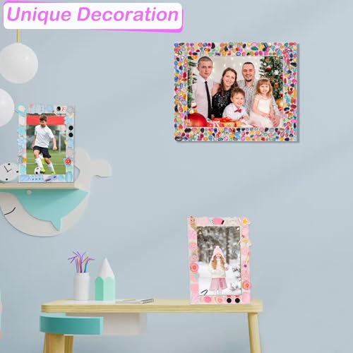 ZALIAFEI 3PCS Mosaic Photo Frame Craft Kit, DIY Crafts Crafts for Girls 8-12, Arts and Crafts Gifts for 10 Year Old