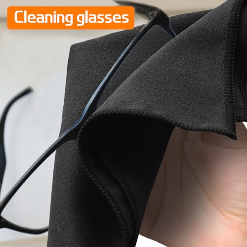 12 Pack Sweat Absorbing Handkerchiefs,Microfiber Sweat Rags Towels for Men & Women,Small Sweat Cloth for Hand,Hankies - color: Classic Black