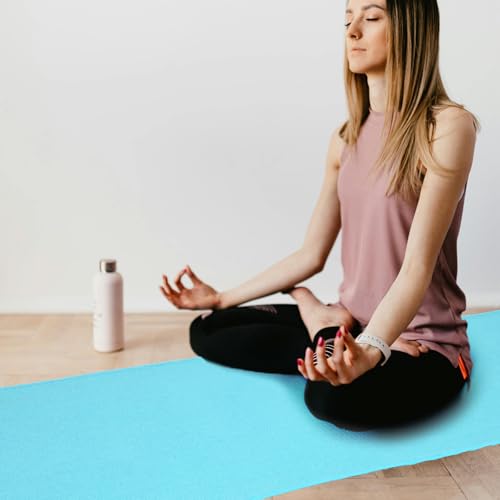 3 Pack Hot Yoga Towels, Sky Blue, 24 x 72 Inches - color: Sky Blue
