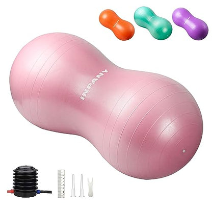 INPANY Peanut Exercise Ball for Labor, Physical Therapy & Fitness - color: Pink