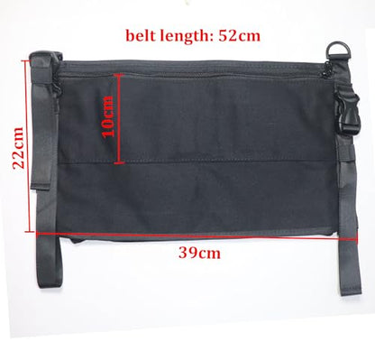Yoga Mat Carrier Strap Shoulder Bag with Large Compartment Zipper Pocket