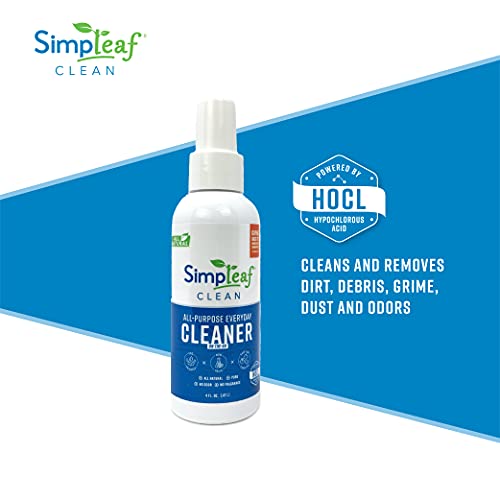 Simpleaf Clean All-Purpose Everyday Cleaner | Eco-Friendly | Safe for Kids and Pets | Unscented 4oz