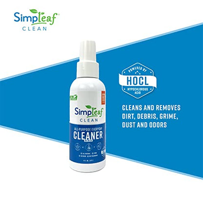 Simpleaf Clean All-Purpose Everyday Cleaner | Eco-Friendly | Safe for Kids and Pets | Unscented 4oz