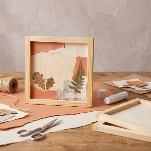 30 PCS 5 x 5 inch Wood Canvas, Blank Square Canvas for Painting, Unfinished Wooden Canvas Board for Painting DIY Craft Projects - size: 5 x 5 inch