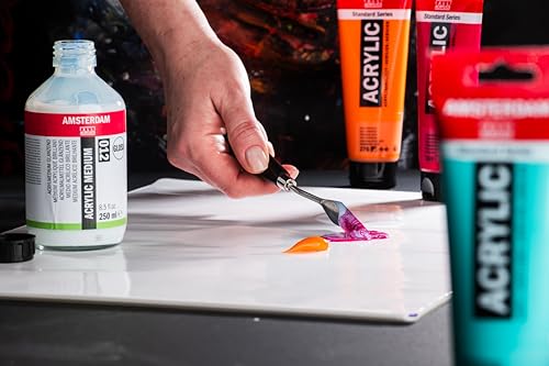 Amsterdam Standard Series Acrylic Paint Tube, Turquoise Green 661, 4 fl oz | Vibrant Color with Acrylic Resin Binder, High Lightfastness, Water-Based, Strong Coverage, Visible Brush Strokes - color: Turquoise Green, size: 4.06 Fl Oz (Pack of 1)