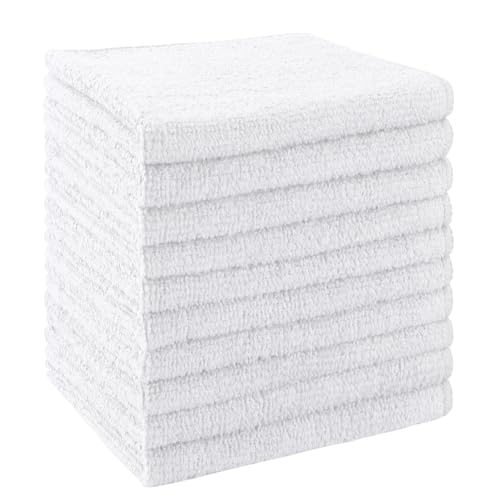 UNIMADE Washcloths 10 Pack Face Towels (12" x 12"), Highly Soft Wash Cloths | Hand Towels, Fast Drying Multi-Purpose Microfiber Cleansing Cloths for Bathroom, Hotel, Spa, and Salon White - color: White, size: 10Pack