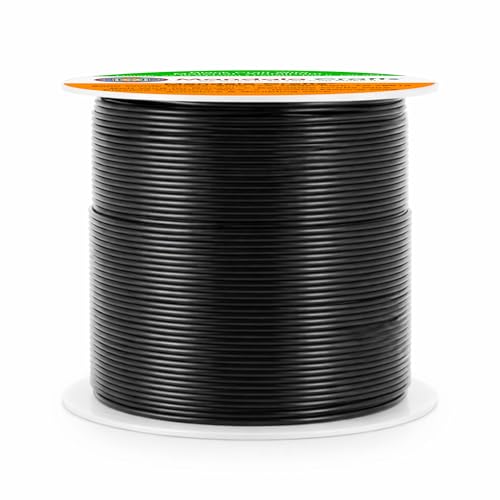 Mandala Crafts 22 Gauge Black Anodized Aluminum Craft Wire, 100 FT | Colored, Flexible, Bendable, for Bonsai, Armature, Sculpting, Wire Wrapping, Jewelry Making, Weather & Tarnish Resistant - color: Black, size: 22 Gauge
