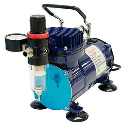 Paasche D500SR 1/5 HP Compressor with Auto Shutoff, Regulator and Moisture Trap - style: New Version