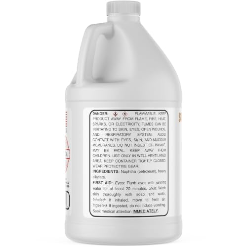 Odorless Mineral Spirits (1 Gallon) - Solvent, Paint Thinner & Degreaser | Industrial Grade Paint Thinner, Degreaser, Equipment Cleaner for Manufacturing, Automotive, Maintenance & Other Applications