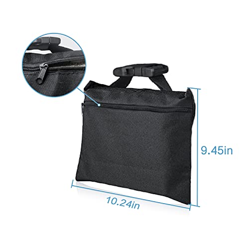 12 Packs Sandbags with 12 PE Bags, Heavy Duty Sand Bags, Sand Bags for Weight with Zipper and Buckle Straps for Support Light Stand, More 2/4/6/8/10/12 Packs Sand Bag to Choose. - size: 12 PCS