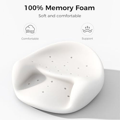 Meditation Cushion - Cross Leg Floor Pillow for Meditator at Home. | Comfortable Memory Foam Zafu Relieves Numbness Tailbon From Long Sitting.