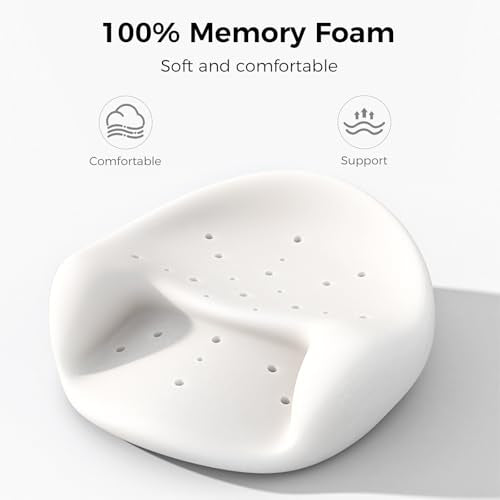 Meditation Cushion - Cross Leg Floor Pillow for Meditator at Home. | Comfortable Memory Foam Zafu Relieves Numbness Tailbon From Long Sitting.