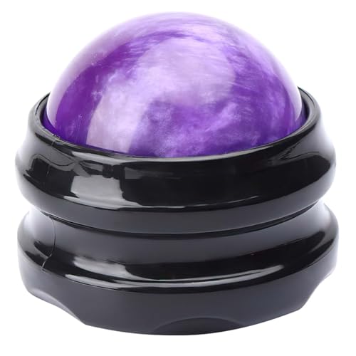 WOVTE Massage Ball, Lacrosse Balls, Self Massage Tool for Sore Muscles, Shoulders, Neck, Back, Foot, Body, Deep Tissue, Trigger Point, Muscle Knots, Yoga and Myofascial Release (Purple) - color: Purple